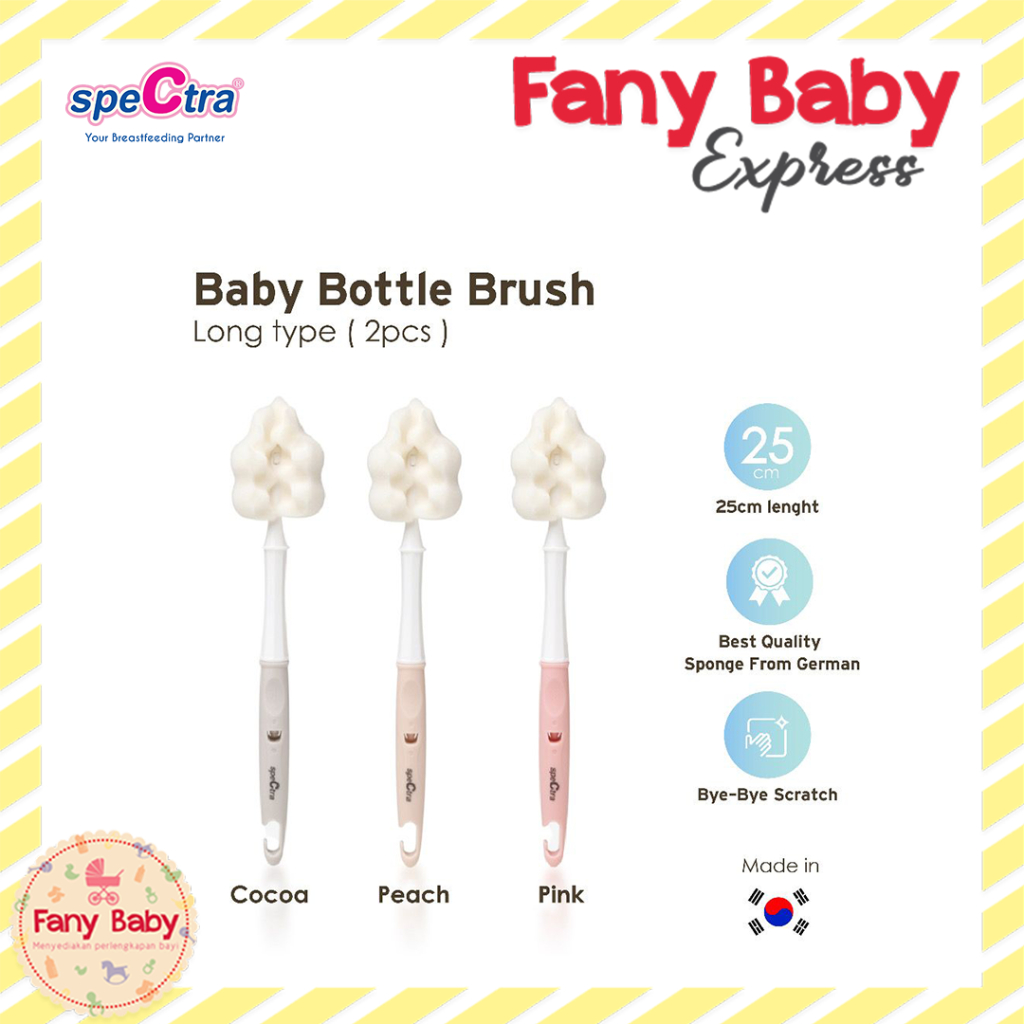 SPECTRA FEEDING BOTTLE BRUSH SET LONG TYPE