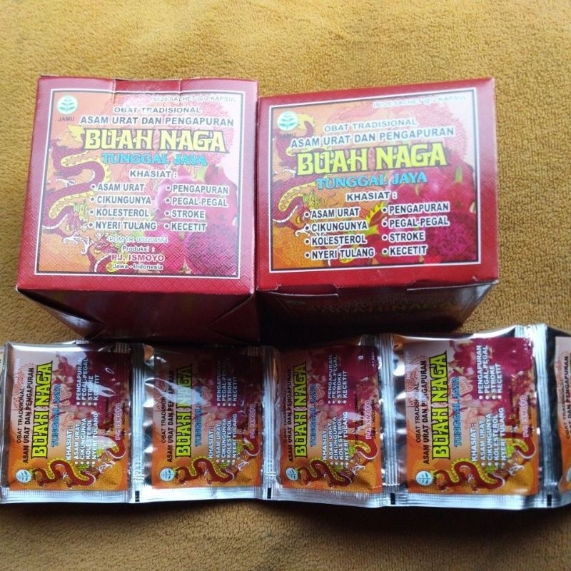 10 kapsul buah naga
