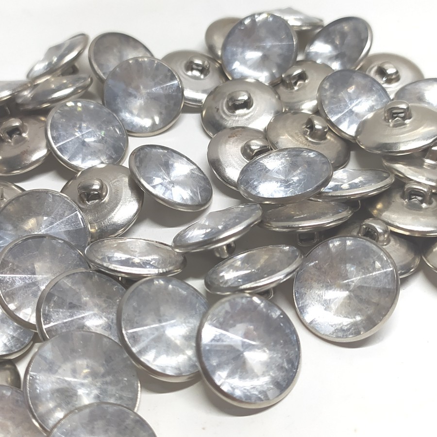 Kancing Jamur Model Berlian Diameter 18 mm