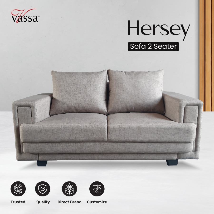 SOFA 2 SEATER / SOFA HERSY / VASSA SOFA