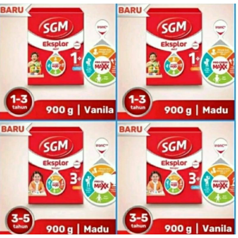 sgm Eksplor 1+ 3+ Vanilla 900gr