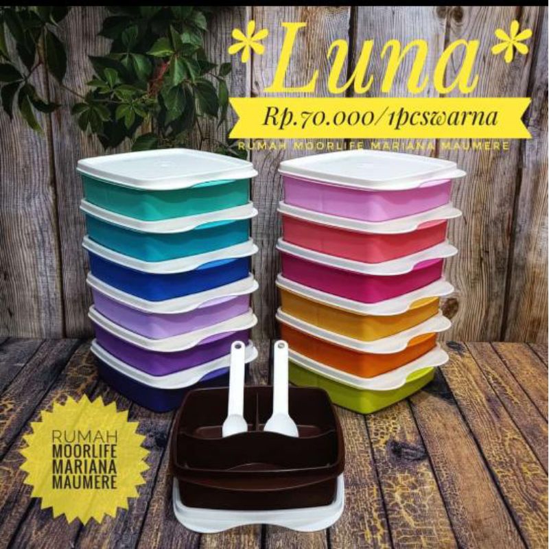 set tempat makan luna