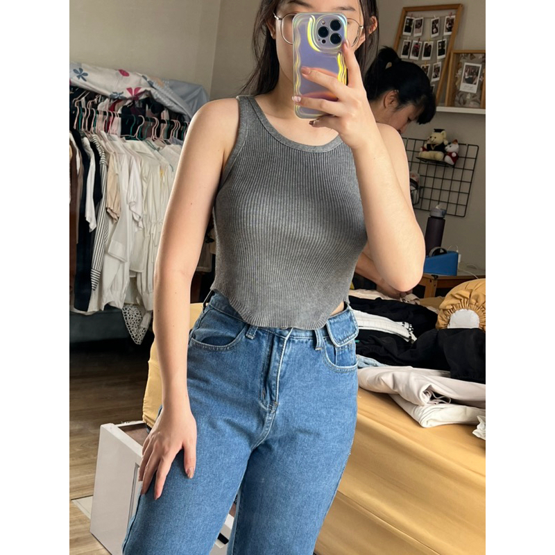 Tanktop asymetrical tebal