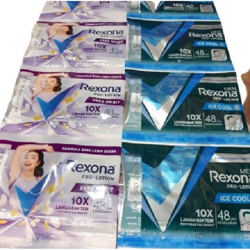 rexona deodoran 9gr x12sachet (serenceng)