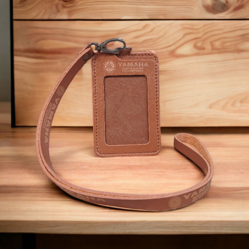 Tempat id card kulit Yamaha