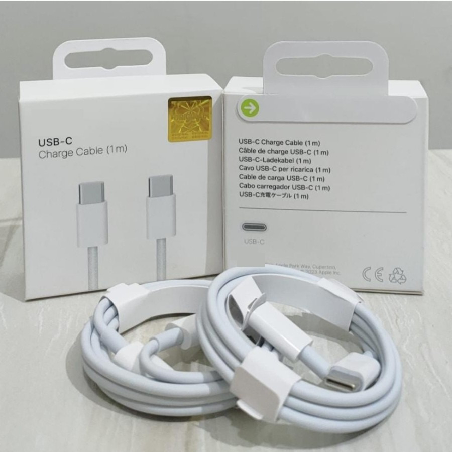 KABEL CHARGER C TO C 1 Meter