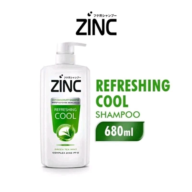 Zinc Shampoo Active Fresh Lemon Mint/ Refreshing Cool 680ml