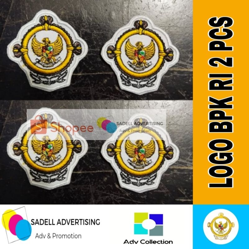 Logo BPK RI Bordir 2 Pcs
