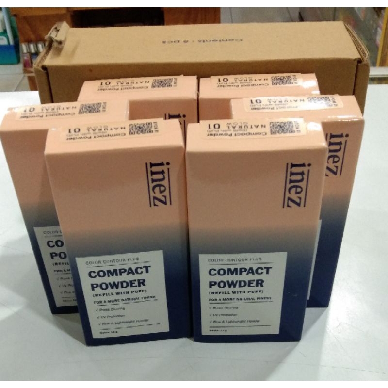 inez refill compact paket isi 6 pcs