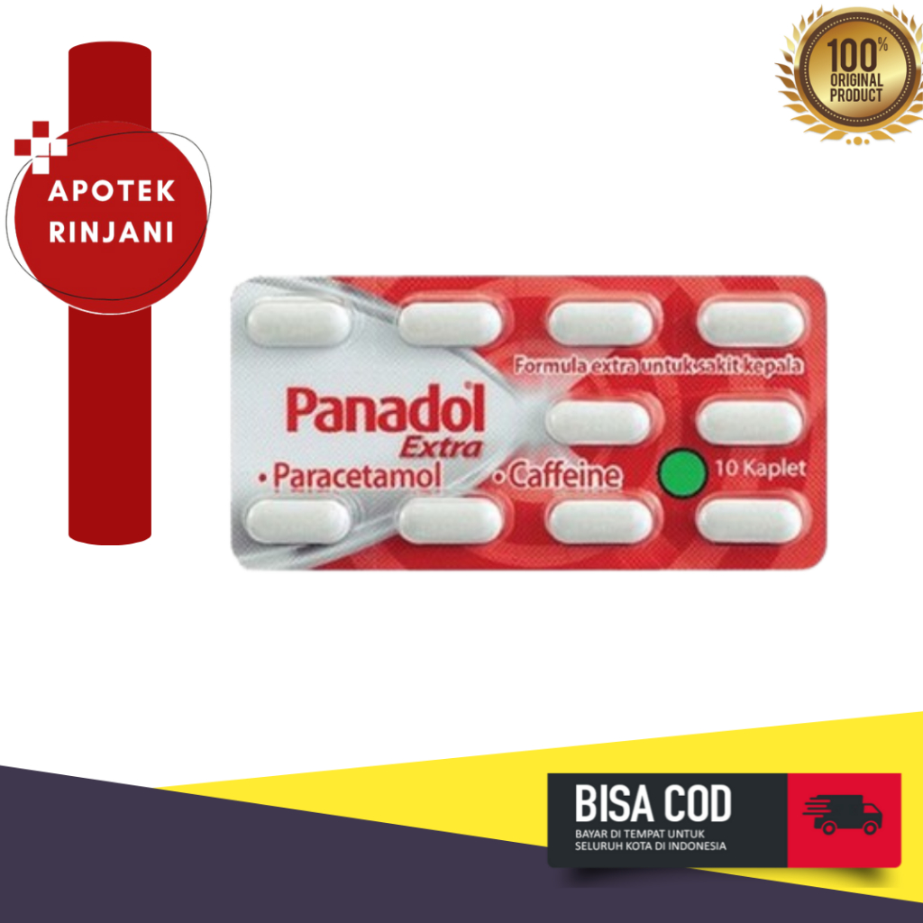 PANADOL EXTRA SAKIT KEPALA (10 KAPLET)