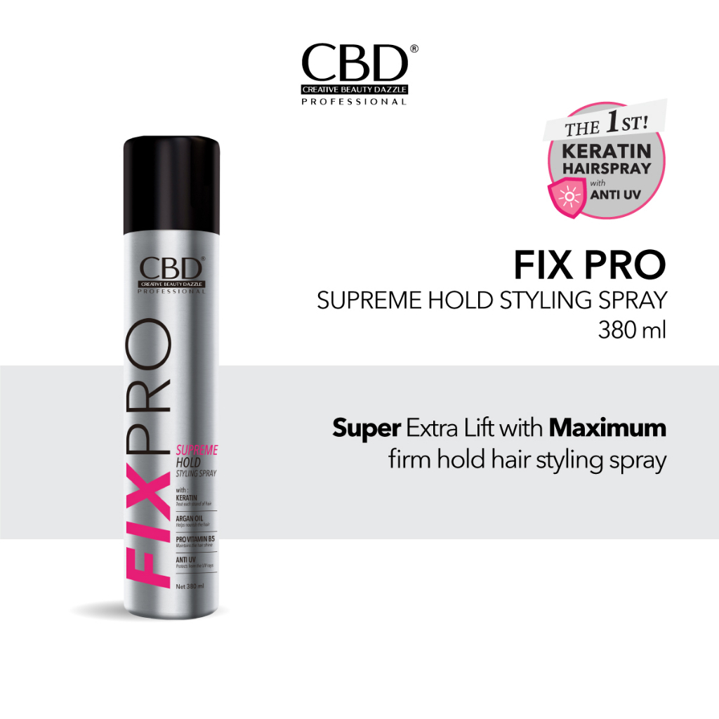 CBD Fix Pro Supreme Hold Styling Spray 380ml