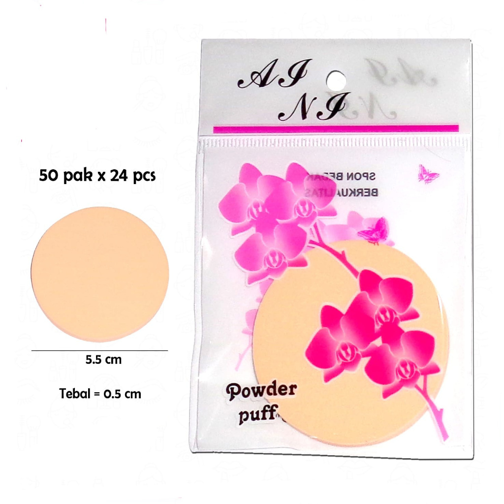 Make Up Sponge / Spon Bedak NB Bulat