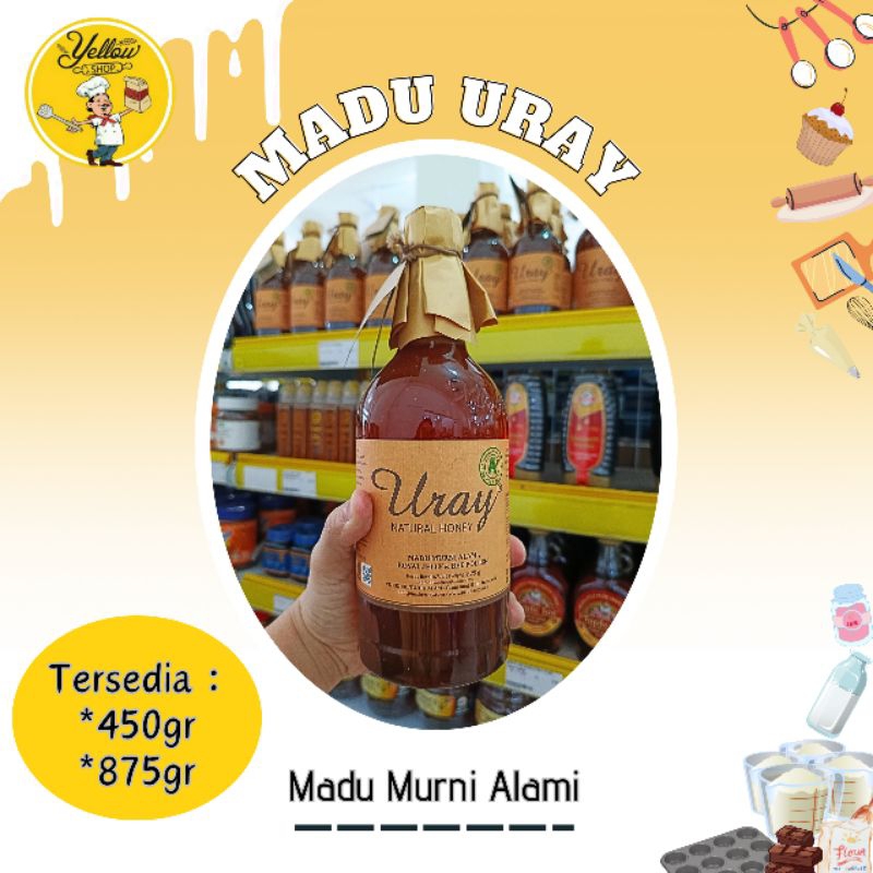 MADU NATURAL URAY BOTOL KACA