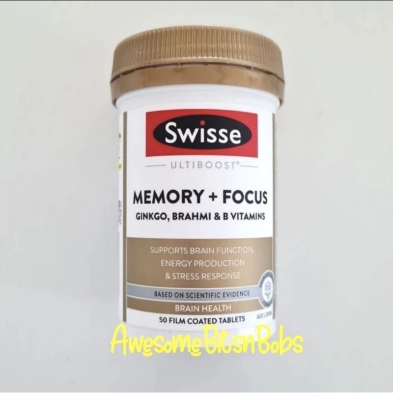 Original Swisse Memory + Focus 50 Tablets