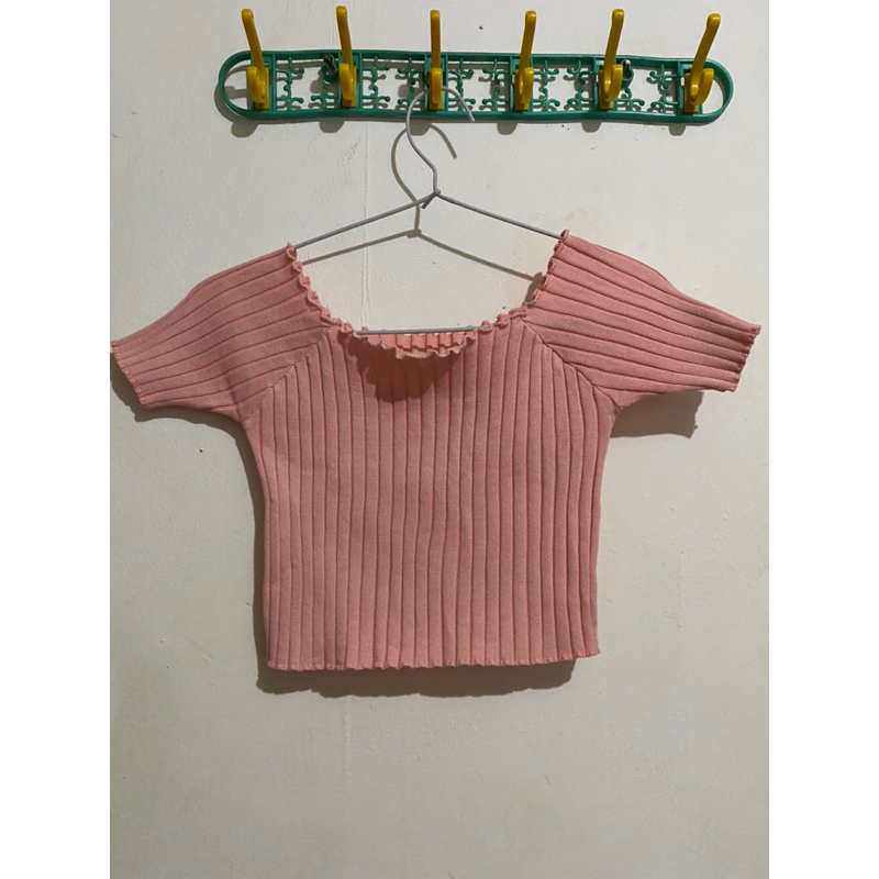 Pink Crop Top