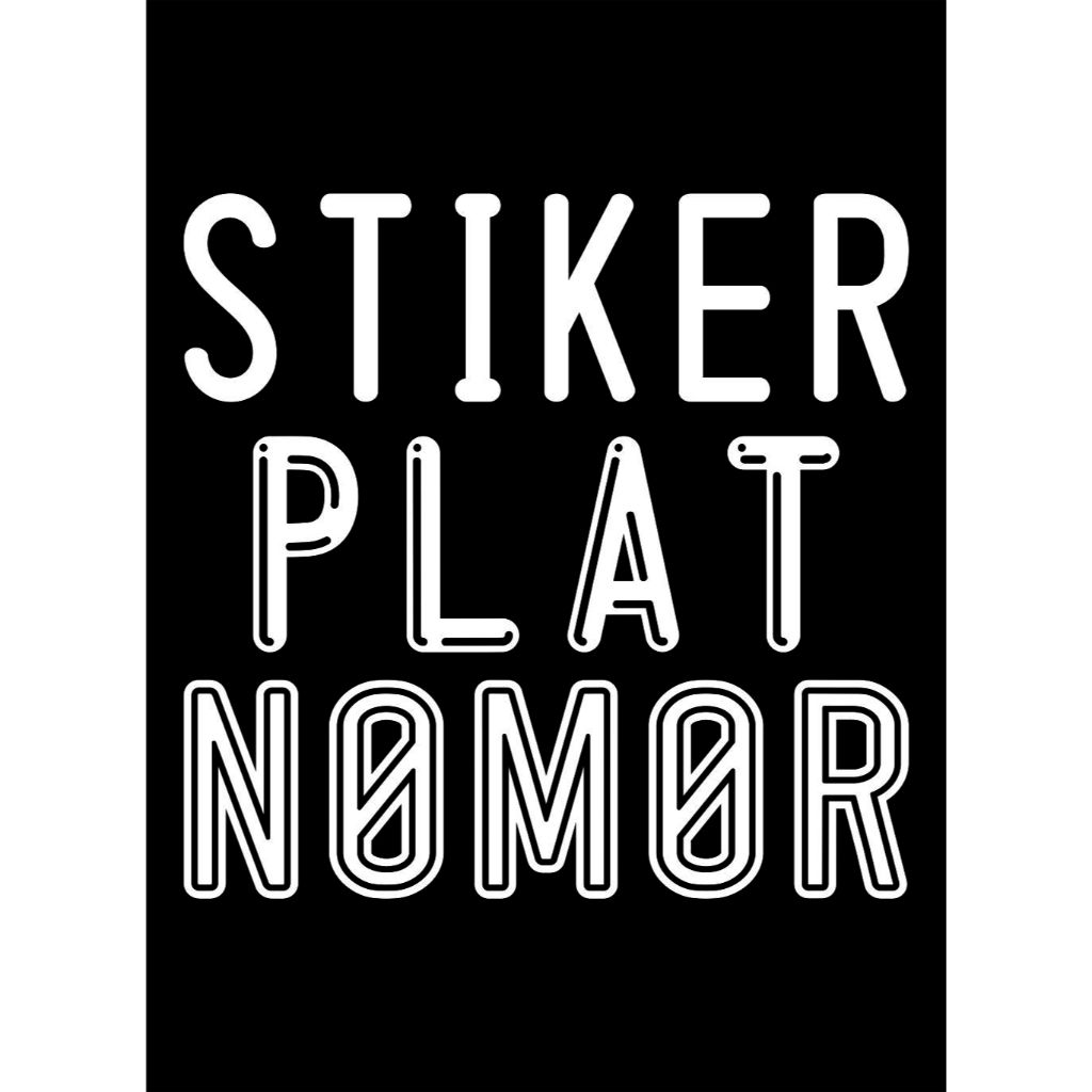 Sticker Plat Nomor Harga per 1 Meter
