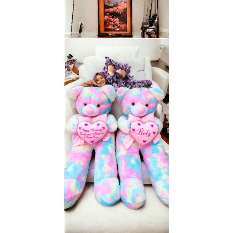 boneka beruang Teddy bear ukir nama