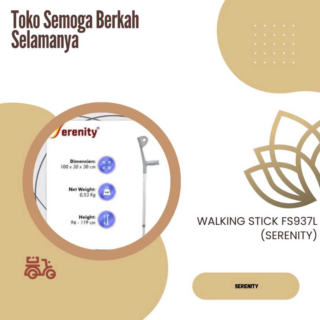 WALKING STICK FS937L (SERENITY)