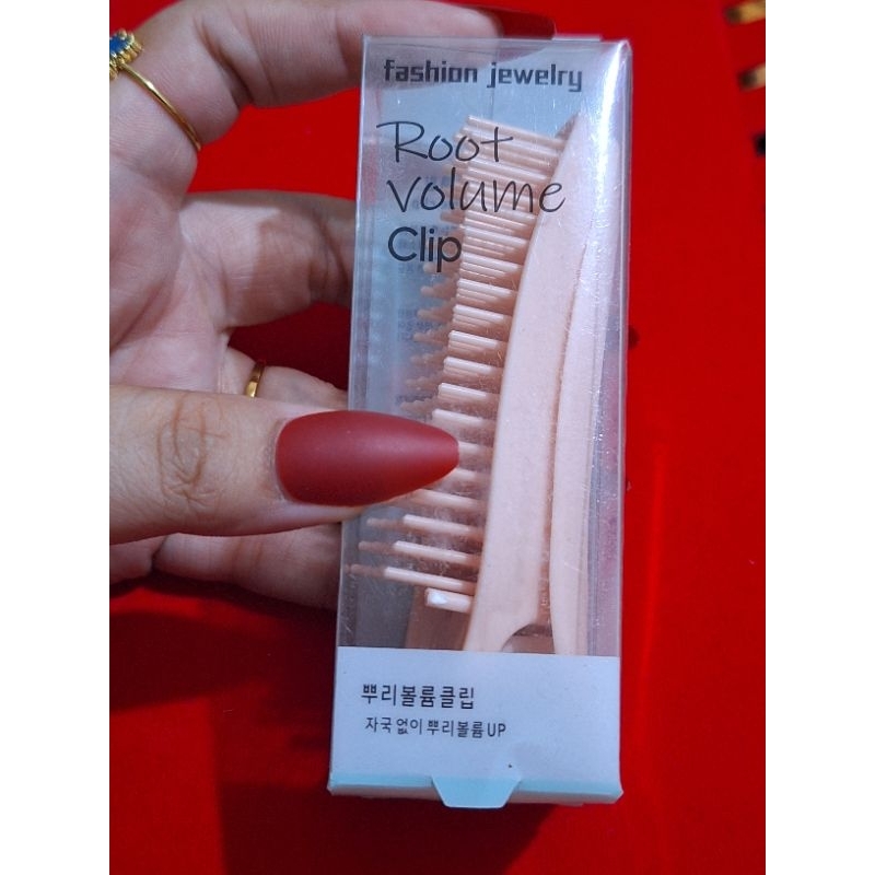 rol rambut + sisir