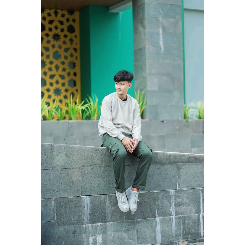 Devotee.Style - celana cargo panjang pria premium