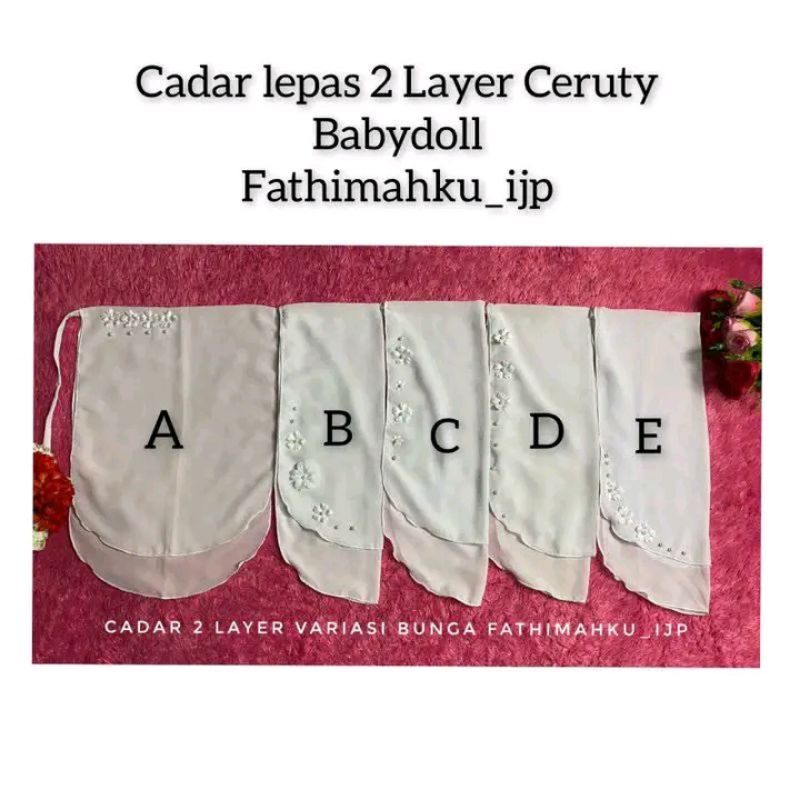 paket hemat cadar Fatimah