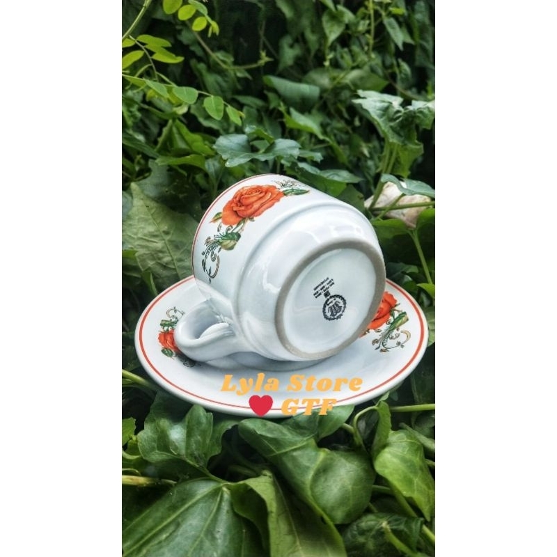 Cangkir Set Lucky Bunga 12 pcs
