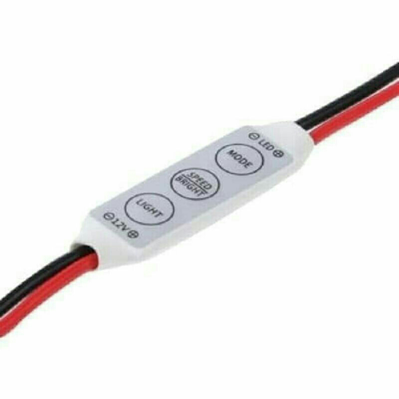 LED CONTROLLER MODUL LED 6 MODE 6 SPEED 12 VOLT INPUT DIMMER KEDIP