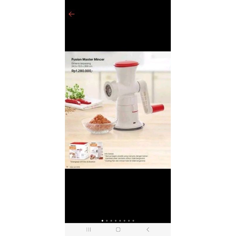 Fushion master mincer