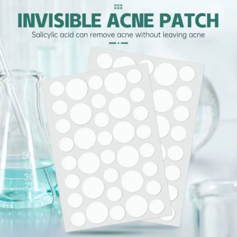 ISI 2LEMBAR INVISIBLE ACNE PATCH PIMPLE PATCH READY STOCK