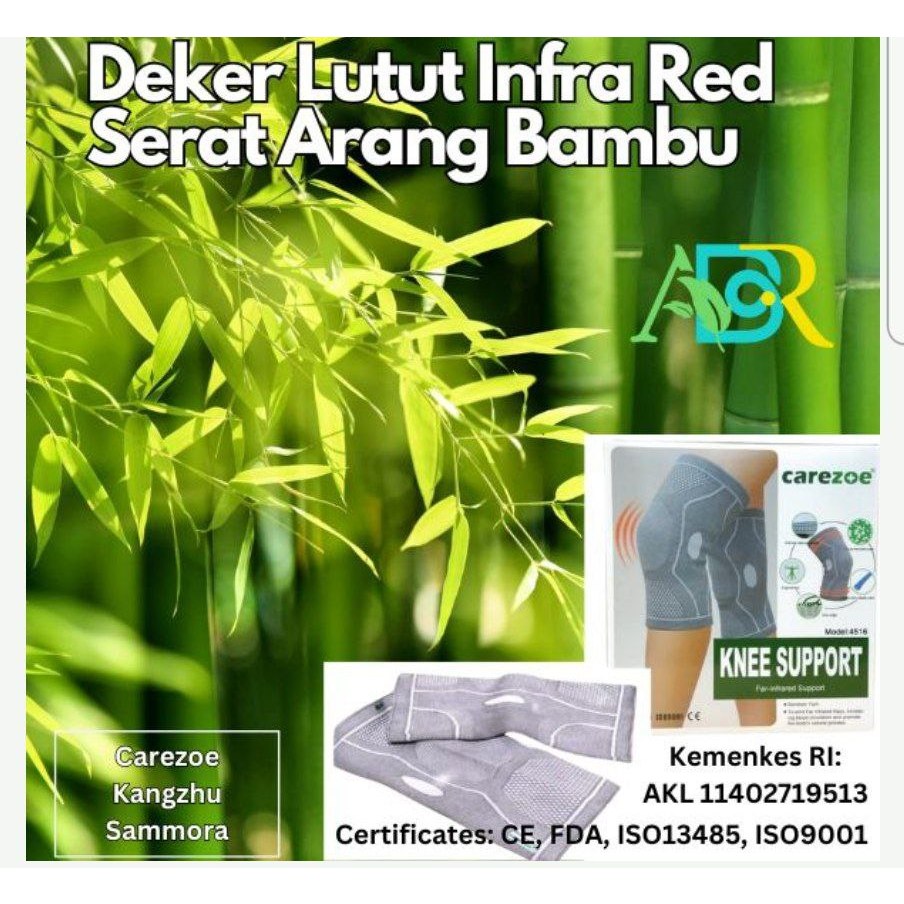 deker lutut infrared serat bambu