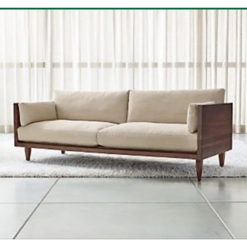 sofa jati minimalis 3 seater