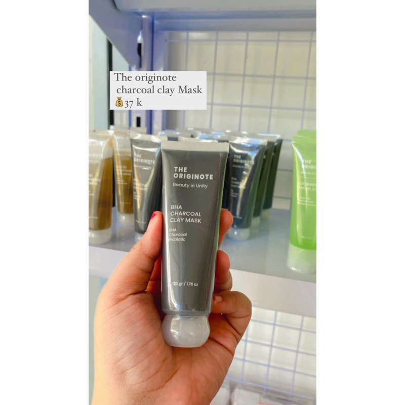 The originote charcoal clay mask