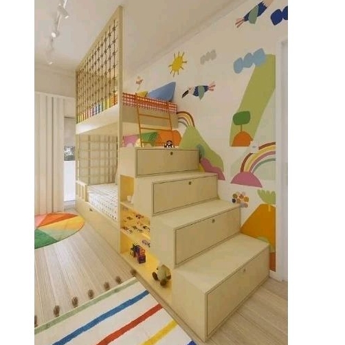 Tempat tidur anak custom