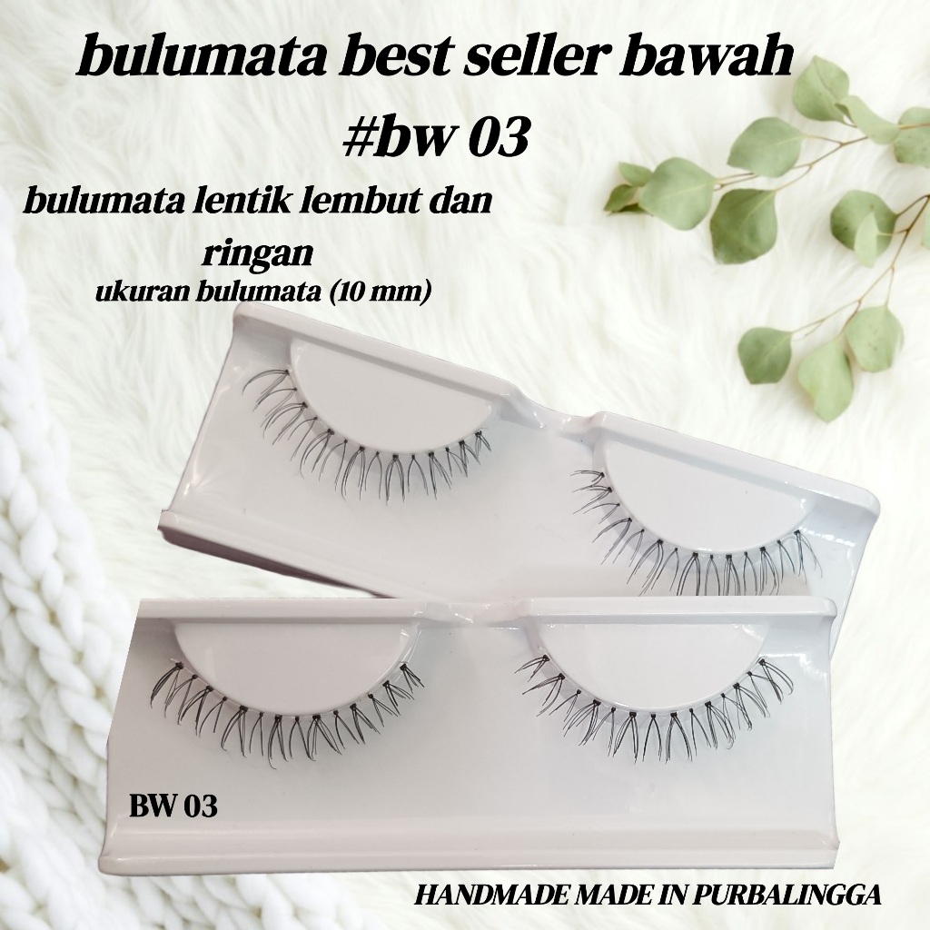 bulumata bawah kode bw03/6pasang