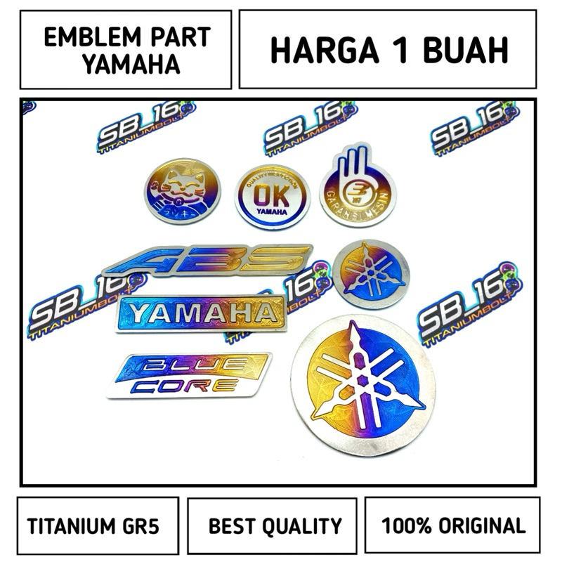 EMBLEM UNTUK YAMAHA TITANIUM