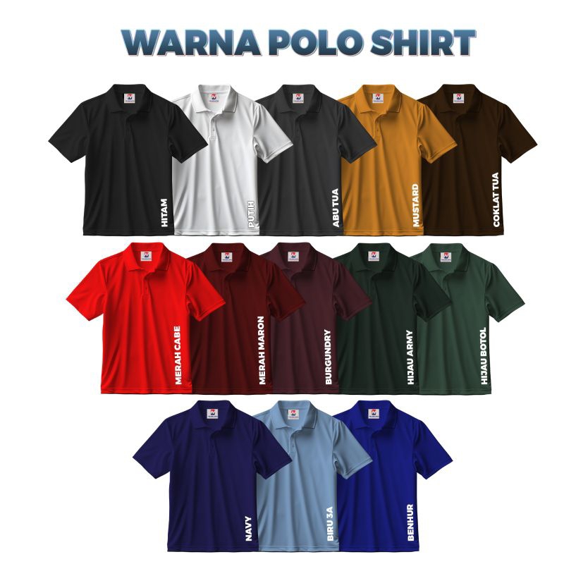 POLO SHIRT (Lengan Pendek)