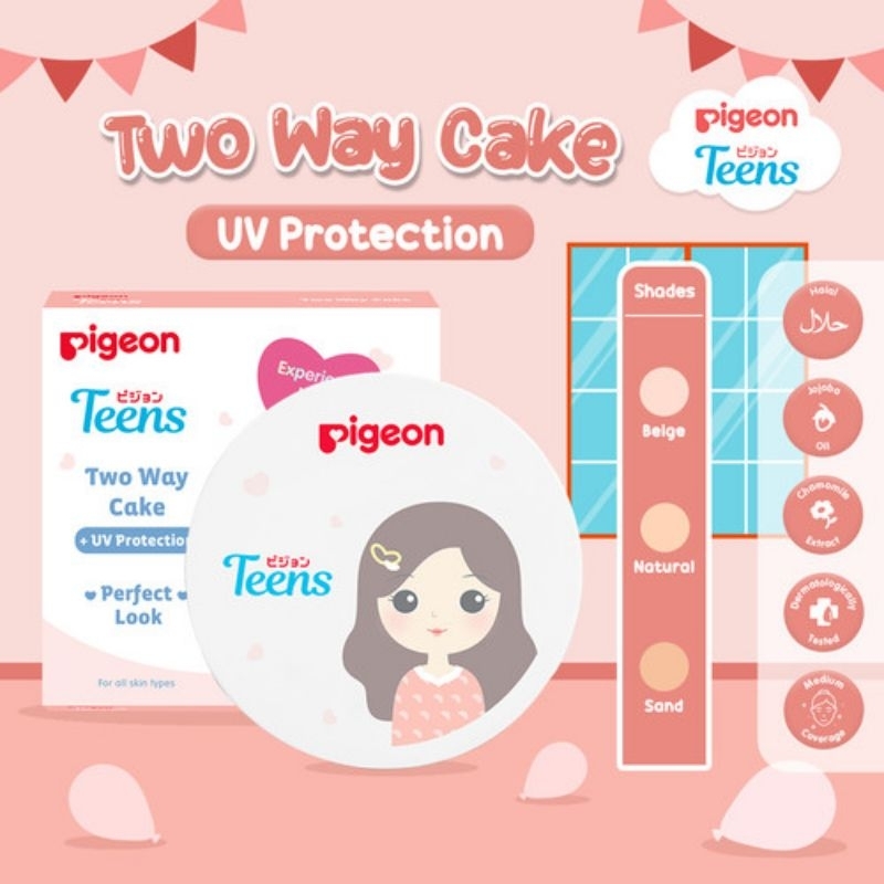 Pigeon two way cake + UV proctection