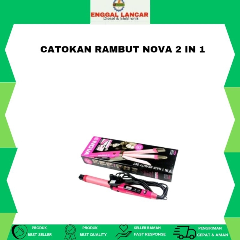 catokan rambut nova 2 in 1
