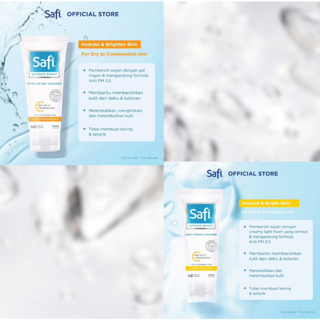 SAFI ULTIMATE BRIGHT CLEANSER 100G
