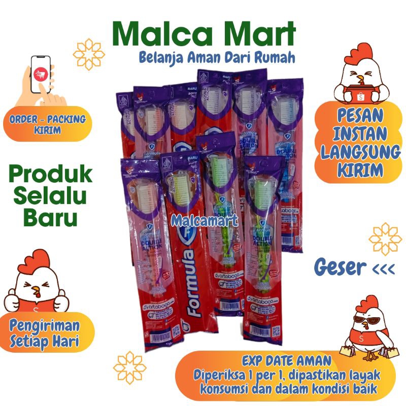 Sikat Formula Double Action SOFT / MEDIUM