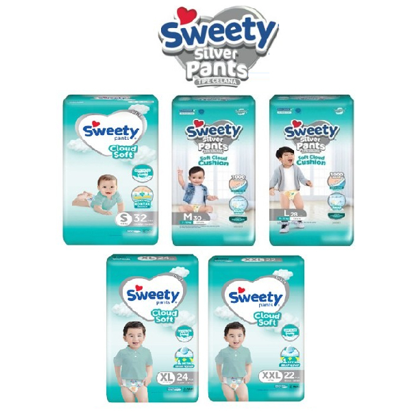 SWEETY Silver Pants M28