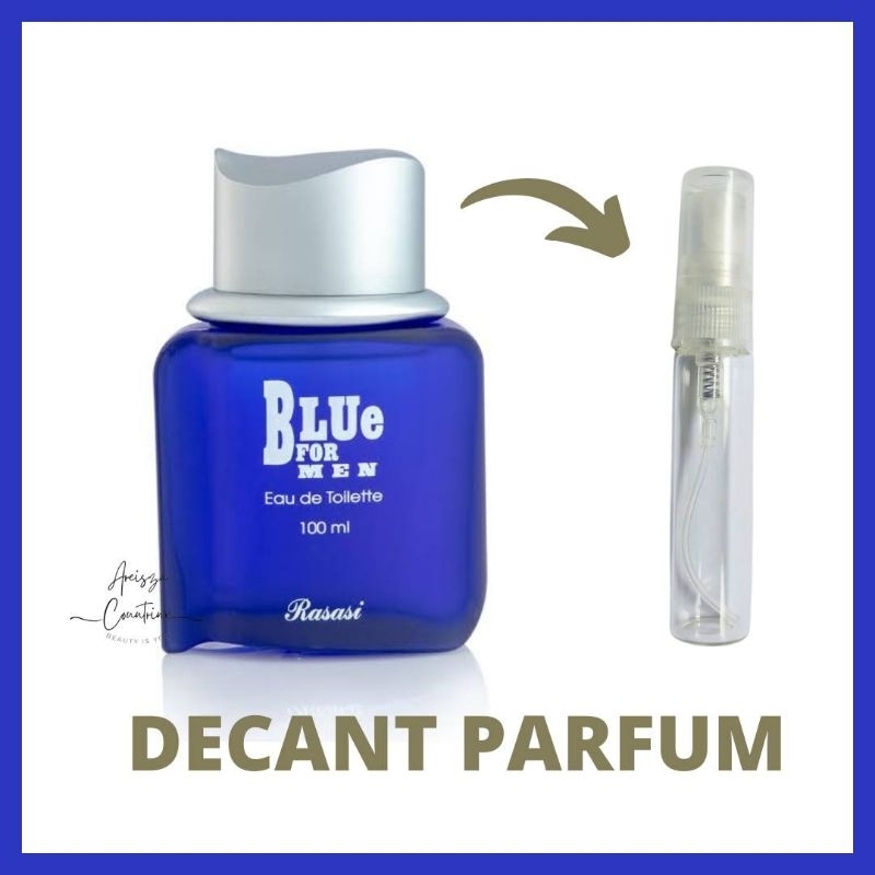 Decant Rasasi Blue for Men BOTOL KACA