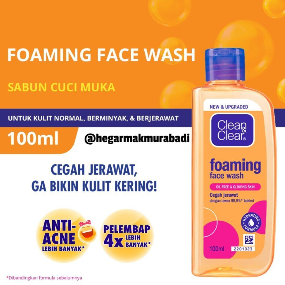 Clean & Clear Foaming Face Wash 100m-