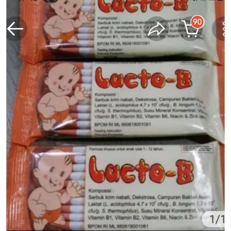Lacto b isi 10 sachet