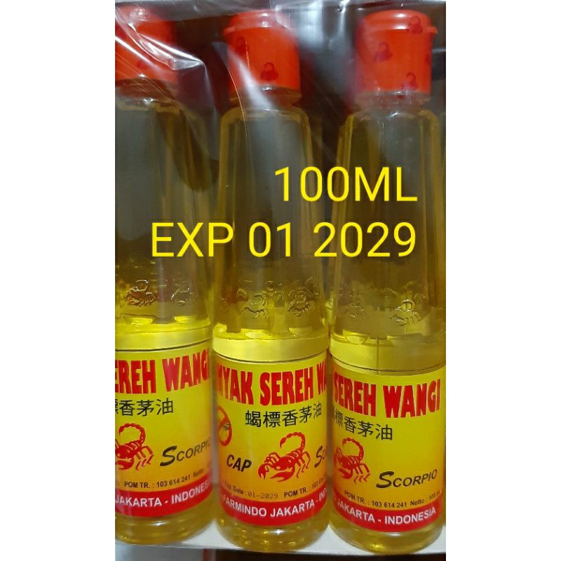 MINYAK SEREH CAP SCORPIO 100ML