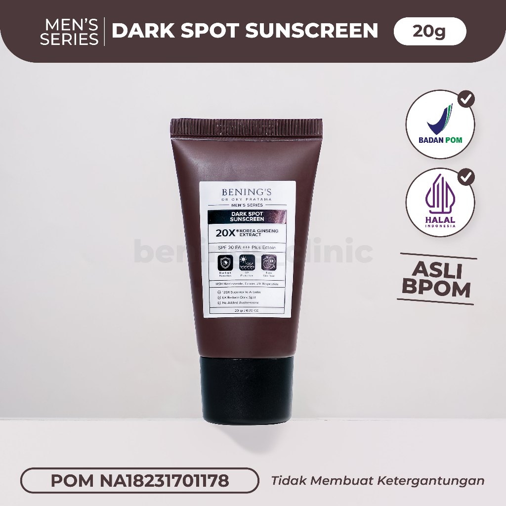 Bening's Dark Spot Sunscreen MEN