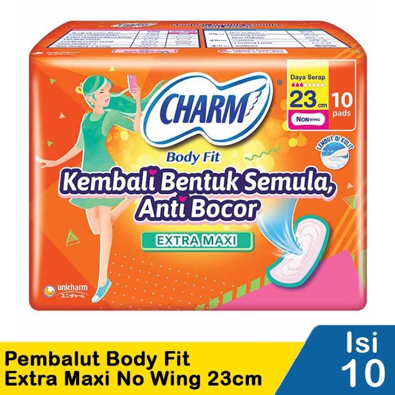 pembalut charm extra Maxi non wing