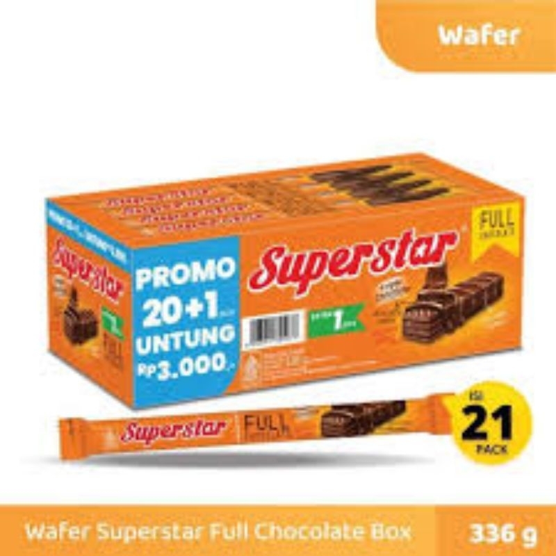 Superstar triple choco wafer 20 pcs