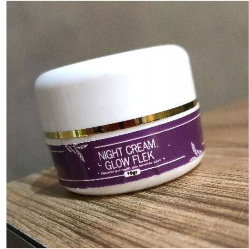 (BISA COD) NIGHT CREAM GLOW FLEK REGULER