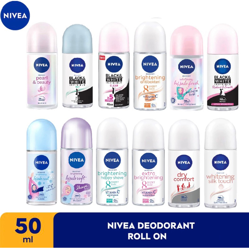 Nivea Roll On Deodorant | Derma Control Deodorant 50ml